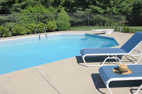 Poolside Concrete Installation in Vista