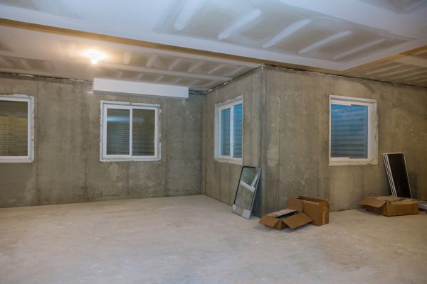 Basement Concrete Installation in Vista