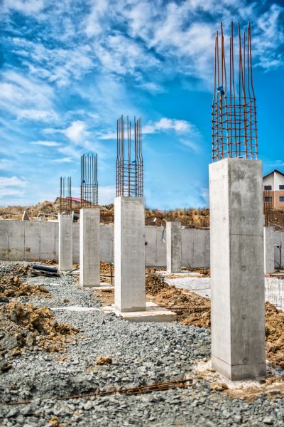 Concrete Footer Pouring in Vista
