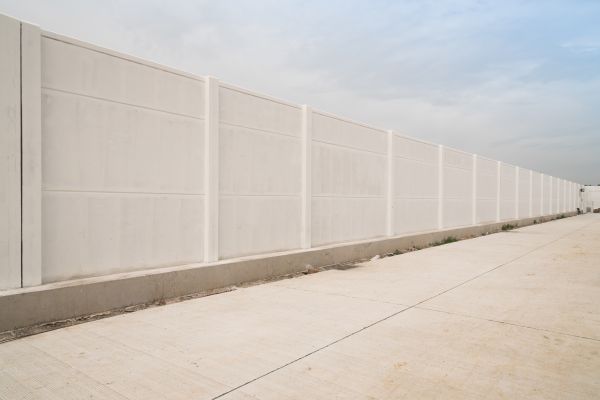 Concrete Fence Construction in Vista