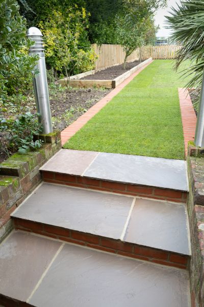Backyard Steps Installation in Vista