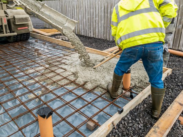 Basement Slab Pouring in Vista