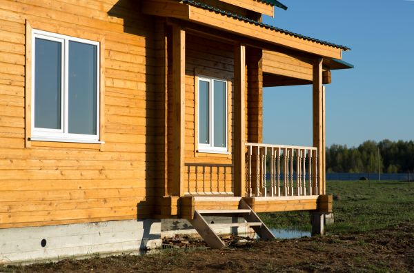 Cabin Footing Construction in Vista