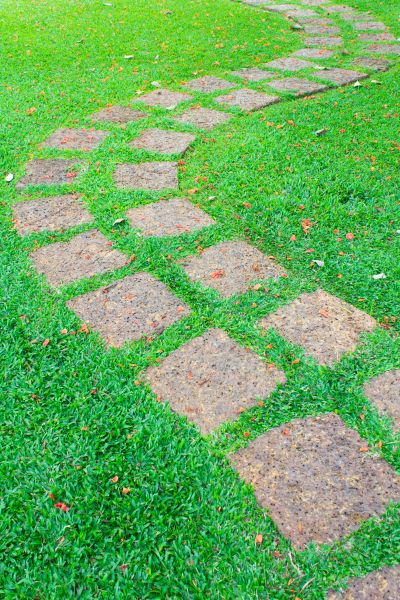 Backyard Pathway Construction in Vista